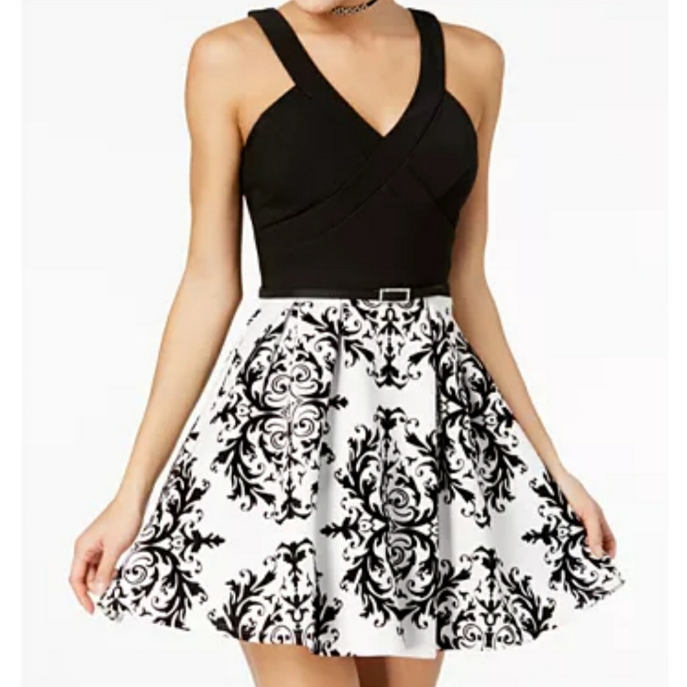 Black and White Formal/Prom Dress - 9 Worn Once